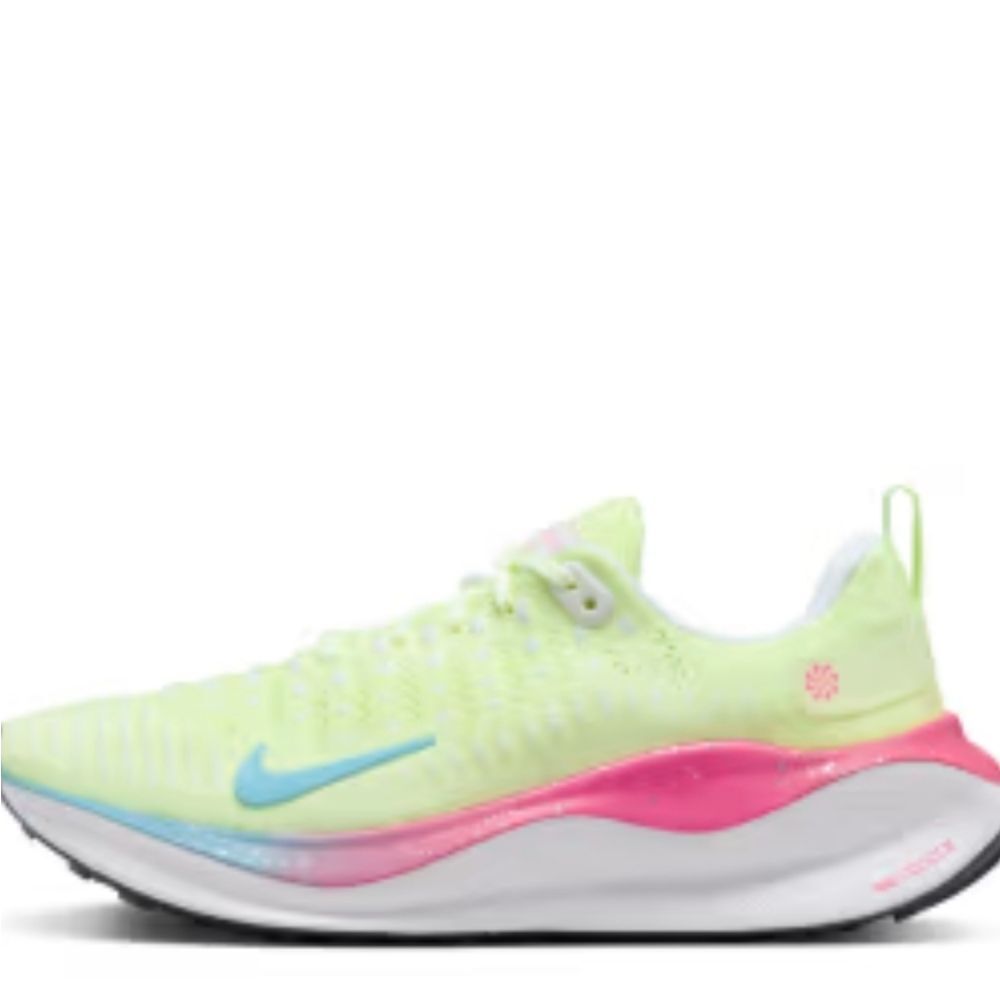 Nike InfinityRN 4 Sneaker- Barely Volt/Aquarius Blue/White Obsidian - Picture 3 of 12